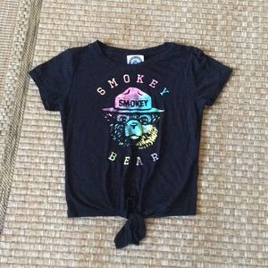 Kids Smokey the bear t-shirt